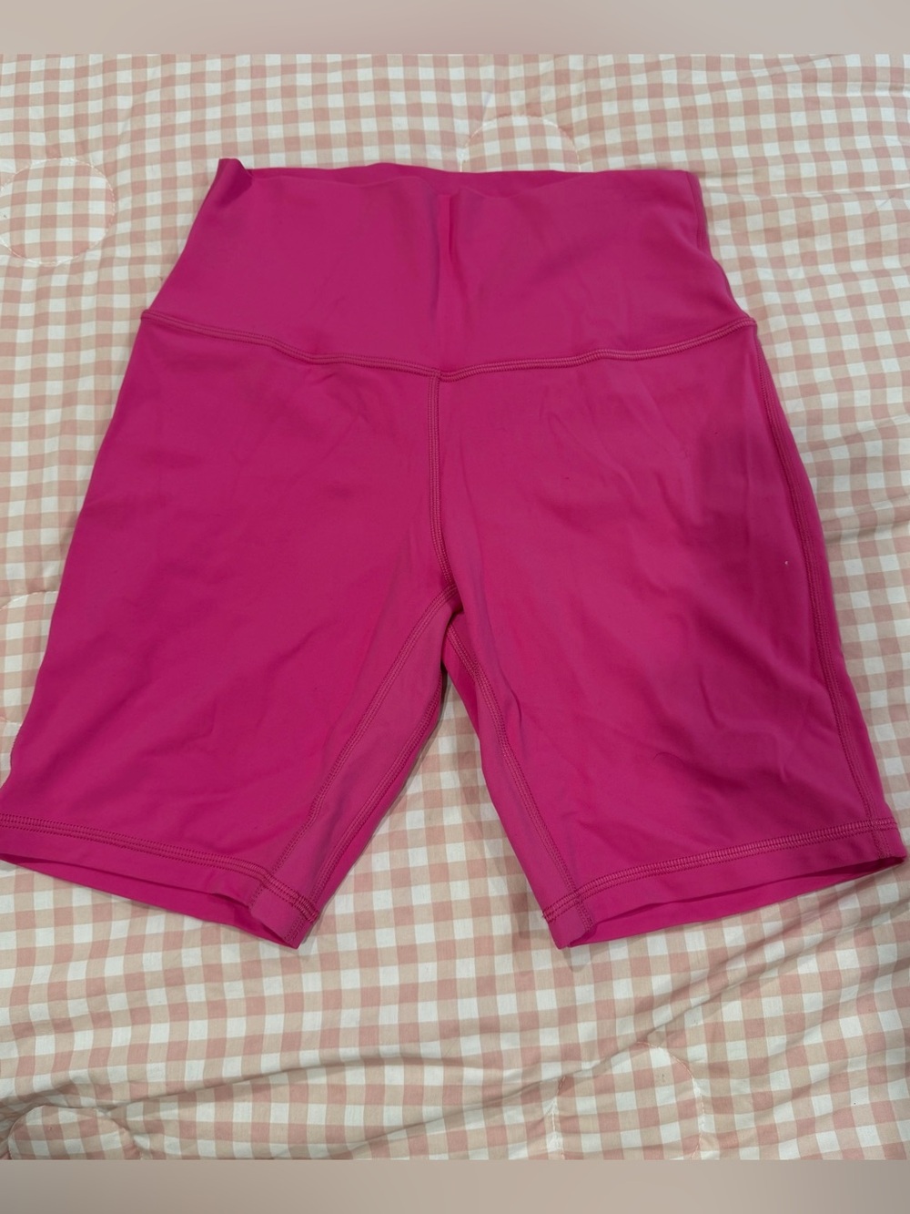 lululemon athletica Hot Pink High-Rise Bike Shorts - Picture 2 of 4